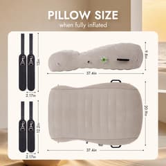 Utimi Inflatable Sex Pillow for Couples with Electric Pump & Bondage Cuffs