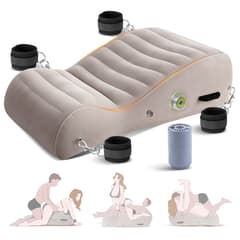 Utimi Inflatable Sex Pillow for Couples with Electric Pump & Bondage Cuffs