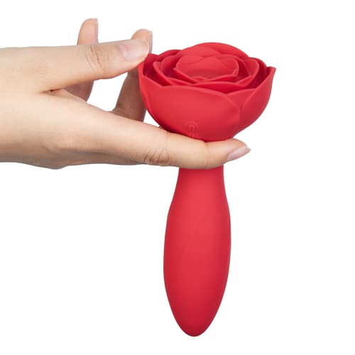 Rosa - 10 Frequency Inflatable Vibrating Anal Plug Prostate Massager