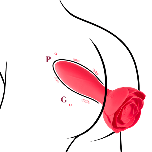 Rosa - 10 Frequency Inflatable Vibrating Anal Plug Prostate Massager