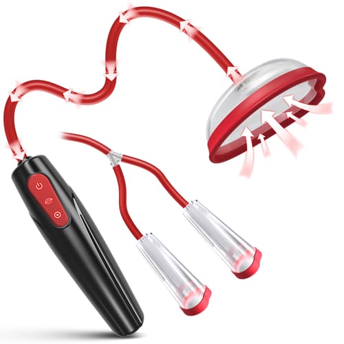 Electric Pussy & Nipple Pump – 3 Suction Levels, 7 Modes Clit Sucker for Women
