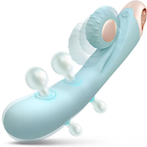 Mint Snail - Utimi & Loveaura Rabbit Vibrator for Women – 8 Flapping & 7 Vibration Modes for C-Spot & G-Spot Stimulation