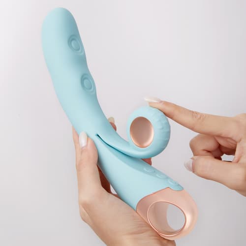 Mint Snail - Utimi & Loveaura Rabbit Vibrator for Women – 8 Flapping & 7 Vibration Modes for C-Spot & G-Spot Stimulation