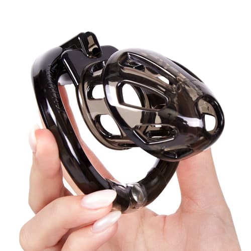 Breathable - chastity cage with open ring design