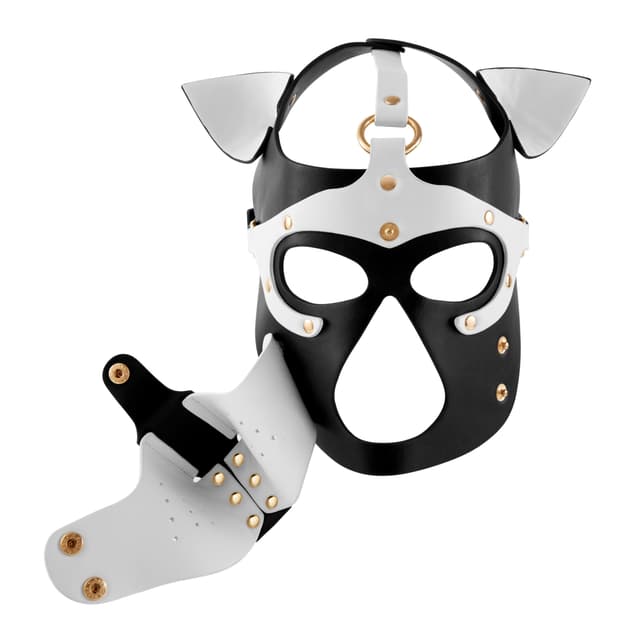 SM Hundekopf Styled Bondage Maske