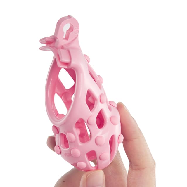 Pink Nails - 3D Design 5th Generation with Four Rings and Disposable Lock