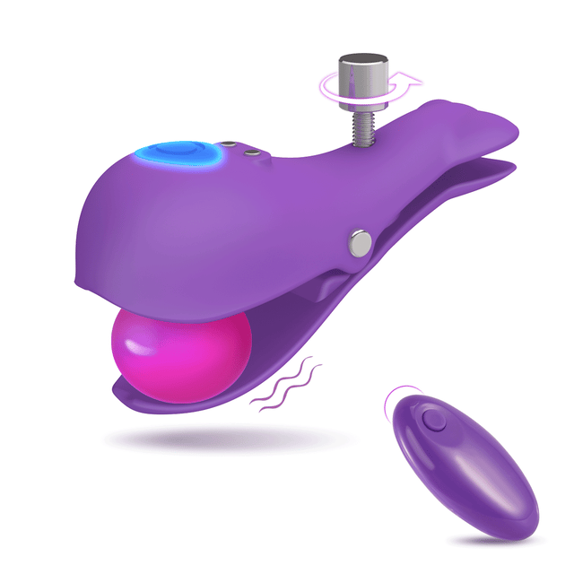Wireless Nipple Clamps - Electric Triple Nipple Clamps SM Nipple Clamps