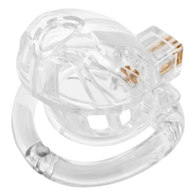 Open Movable Ring Design Chastity Breathable Cage CB Vertical Locks