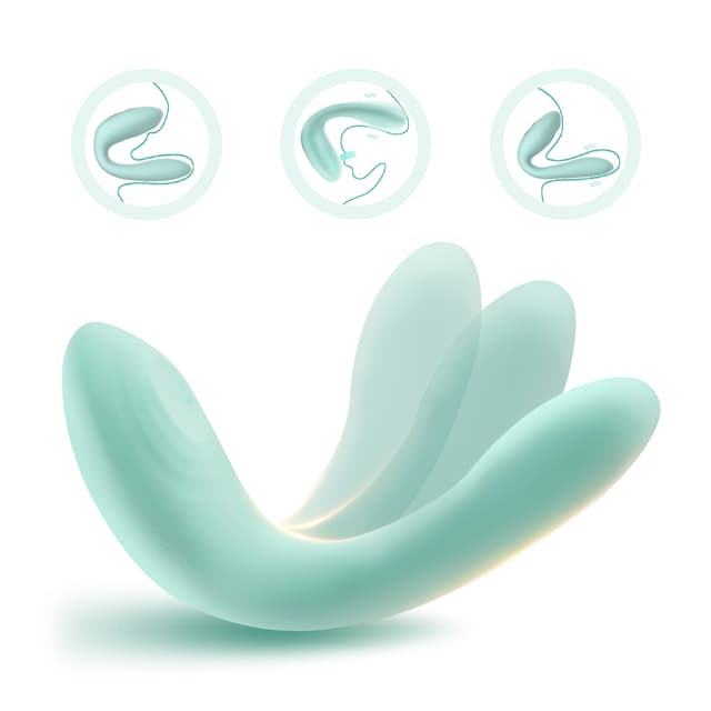 Spring - Silent Detachable 6 Sucking Thumper Tapping and 7 Vibrating Clitoral G-spot Vibrator