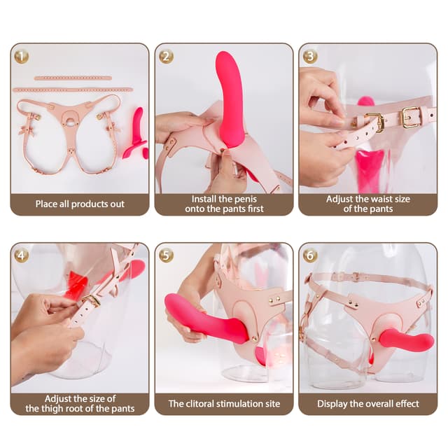 Wearable Strap-On Vibrating Dildo with Remote Control – 10 Vibration Modes for G-Spot & Clitoral Stimulation