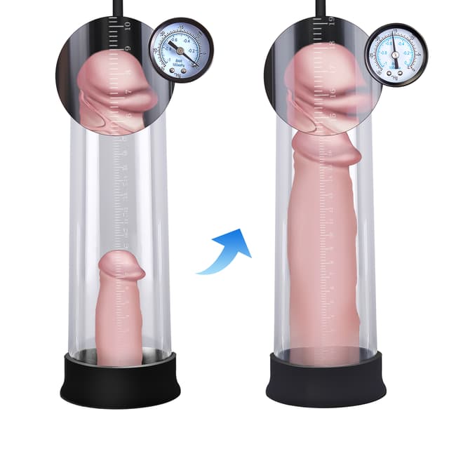 UTIMI Male Vacuum Penis Pump with Lifelike Vagina Sleeve – Enlargement Device for Men