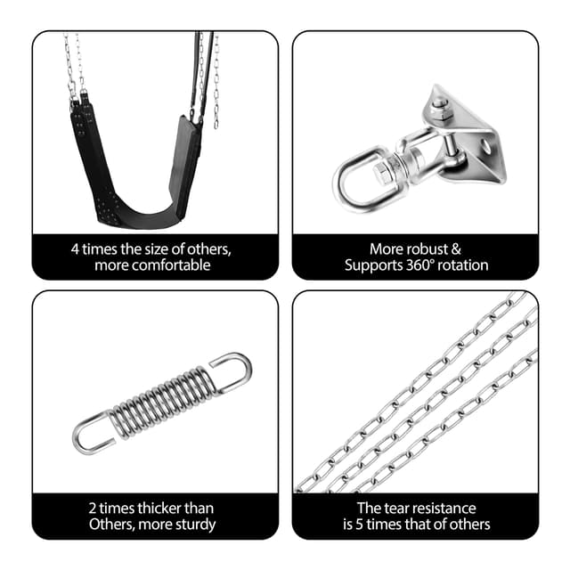UTIMI Ceiling Sex Swing – Adjustable BDSM Sling with Padded Support & 360° Rotation, Holds Up to 800 lbs