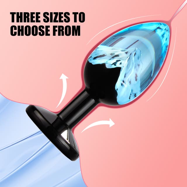 Snow Peak Resin Anal Plug Set – 3 Sizes Butt Plugs for Beginners & Couples