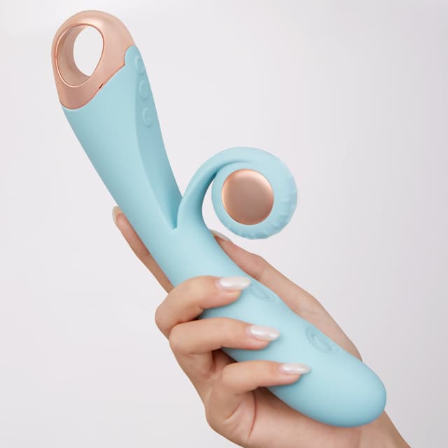 Utimi & Loveaura Mint Whisper Rabbit Vibrator for Women – 8 Flapping & 7 Vibration Modes for C-Spot & G-Spot Stimulation