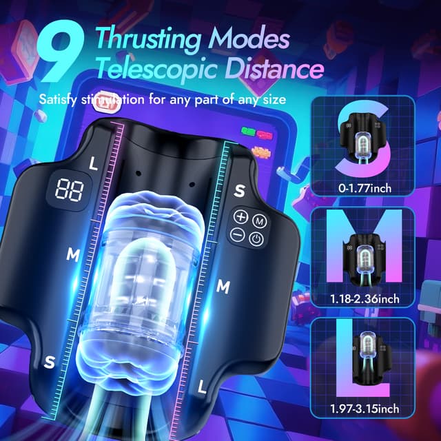 Utimi & Isexse Automatic Thrusting Masturbator – Hands-Free Stroker with Strap, Dual Sleeves & Adjustable Phone Holder