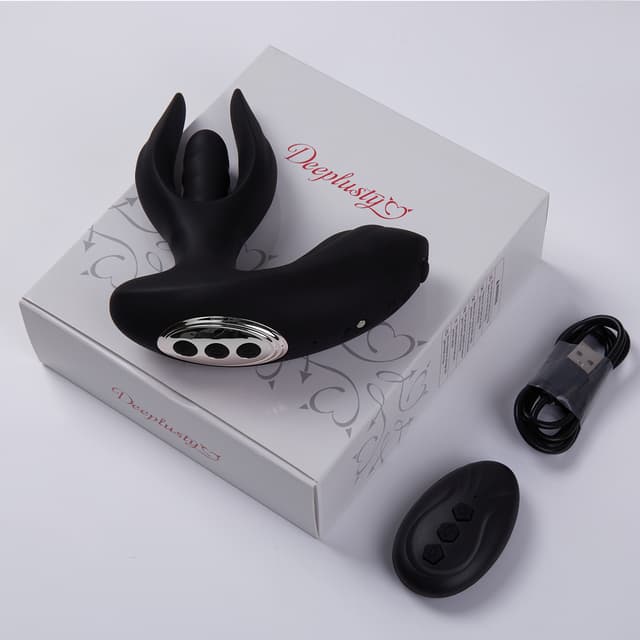 Utimi & Deeplusty Inflatable Prostate Massager Anal Sex Toy with App & Remote, 8 Vibration Modes