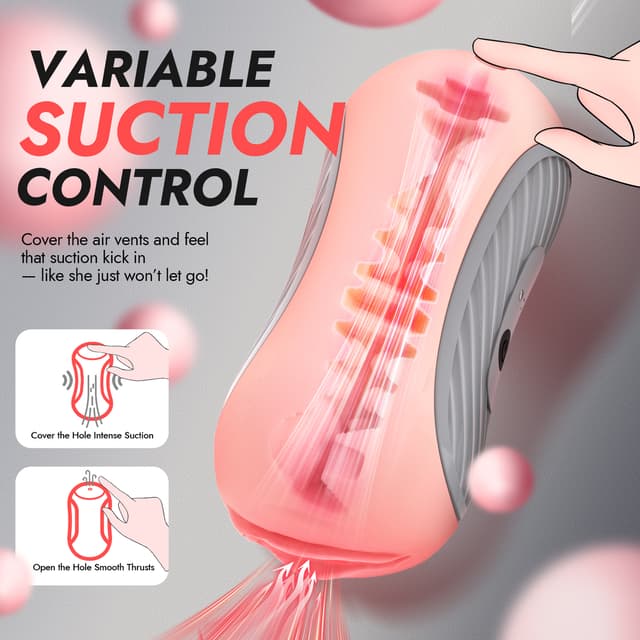 Peanut – Utimi & Deeplusty Dual-Channel Squeezable Male Masturbator, App Vibe & Magnetic Charge