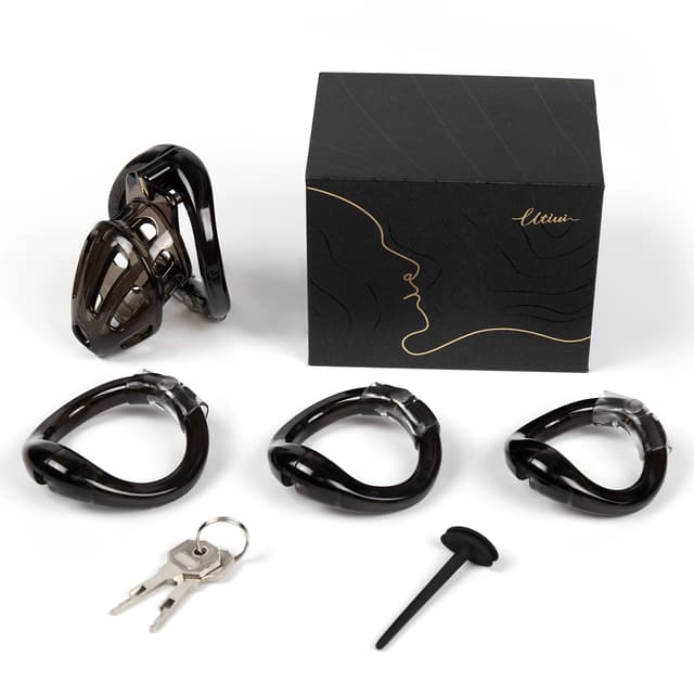 Breathable - chastity cage with open ring design
