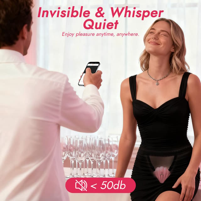Utimi & Loveaura Wearable Remote-Control Vibrator – Ultra-Quiet Panty Toy with 8 Clitoral Modes