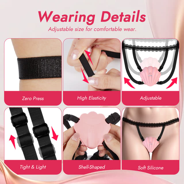 Utimi & Loveaura Wearable Remote-Control Vibrator – Ultra-Quiet Panty Toy with 8 Clitoral Modes