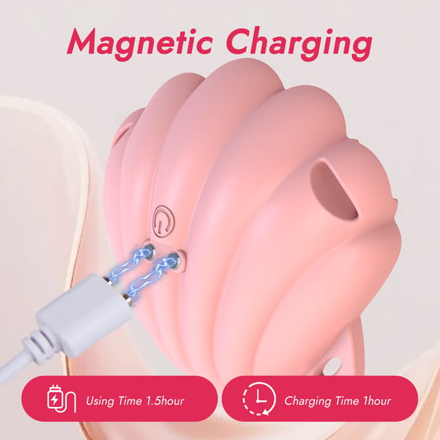 SeaShell - Utimi & Loveaura Wearable Remote-Control Vibrator – Ultra-Quiet Panty Toy with 8 Clitoral Modes
