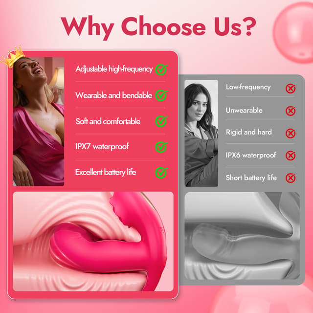 Butterfly - App-Control Wearable G-Spot Vibrator with Dual Stimulation & Remote