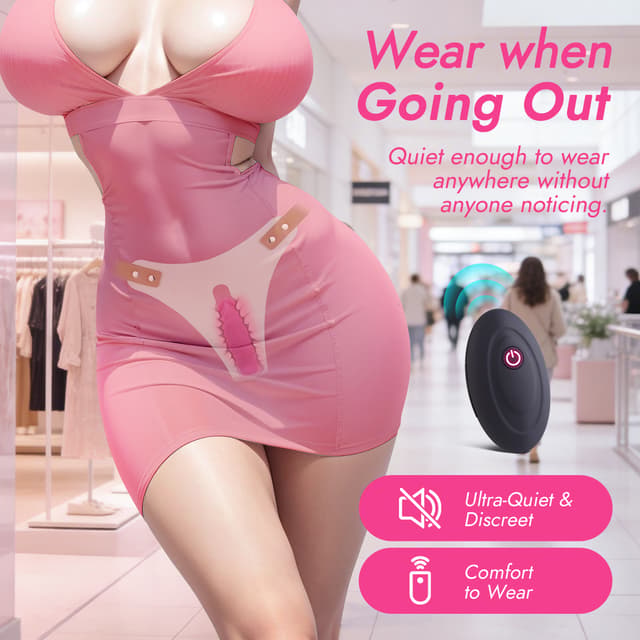 Harness Strap-On Vibrating Dildo with Remote – Dual Silicone, 10 Modes, Adjustable for Couples