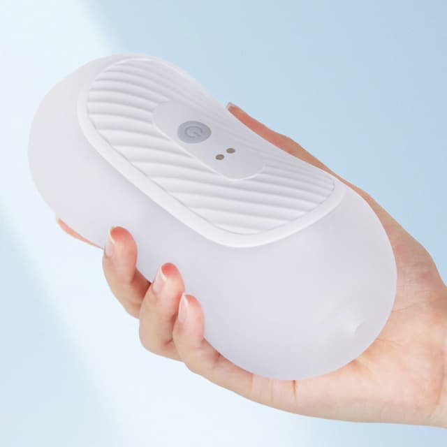 （Pre sale）Peanut – Utimi Dual-Channel Squeezable Male Masturbator, App Vibe & Magnetic Charge （Clear）