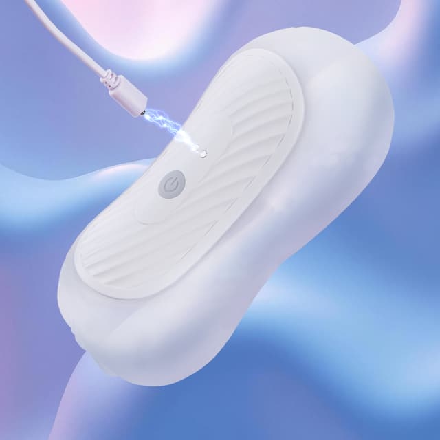 （Pre sale）Peanut – Utimi Dual-Channel Squeezable Male Masturbator, App Vibe & Magnetic Charge （Clear）