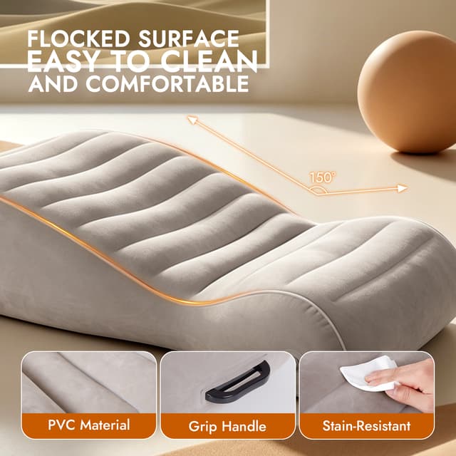 Utimi Inflatable Sex Pillow for Couples with Electric Pump & Bondage Cuffs