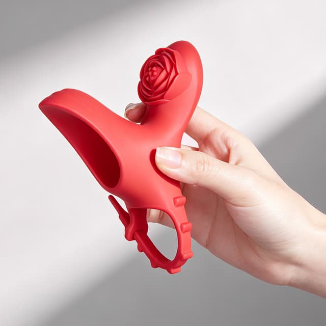 APP-Controlled Adjustable Vibrating Cock Ring & Penis Sleeve for Couples